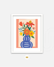 Blue Bloom Vase