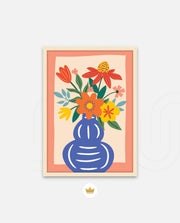 Blue Bloom Vase