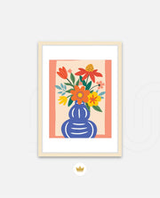 Blue Bloom Vase