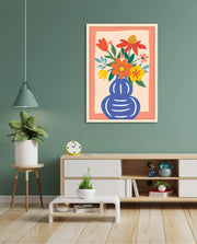 Blue Bloom Vase
