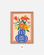 Blue Bloom Vase