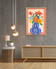 Blue Bloom Vase