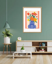 Blue Bloom Vase