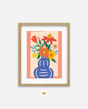 Blue Bloom Vase