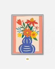 Blue Bloom Vase