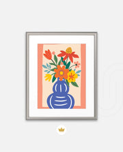 Blue Bloom Vase
