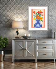 Blue Bloom Vase