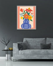 Blue Bloom Vase