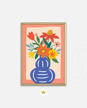 Blue Bloom Vase