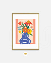 Blue Bloom Vase