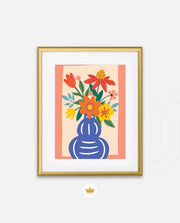 Blue Bloom Vase