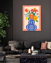 Blue Bloom Vase