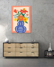 Blue Bloom Vase