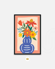 Blue Bloom Vase