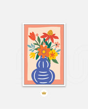 Blue Bloom Vase