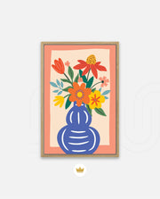 Blue Bloom Vase