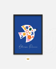 Floral Peace Dove