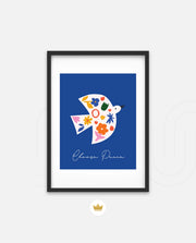 Floral Peace Dove