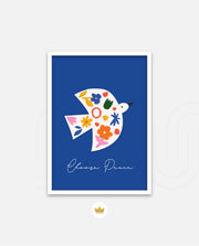 Floral Peace Dove