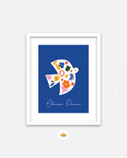 Floral Peace Dove