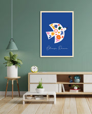 Floral Peace Dove