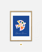 Floral Peace Dove