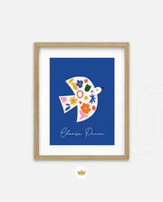 Floral Peace Dove
