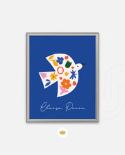 Floral Peace Dove