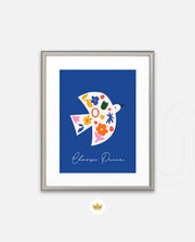 Floral Peace Dove