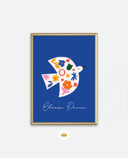Floral Peace Dove
