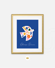 Floral Peace Dove