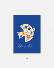 Floral Peace Dove