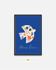 Floral Peace Dove