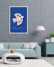 Floral Peace Dove