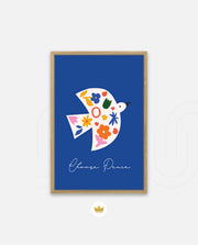 Floral Peace Dove