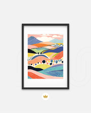Pastel Valley View