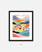 Pastel Valley View