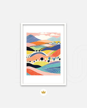 Pastel Valley View