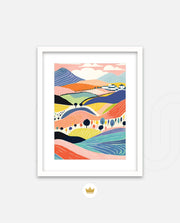 Pastel Valley View