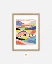 Pastel Valley View