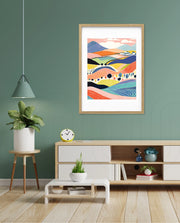 Pastel Valley View