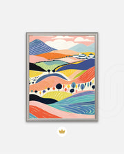 Pastel Valley View