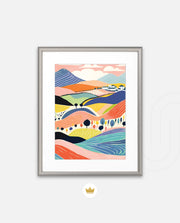 Pastel Valley View