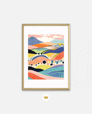 Pastel Valley View