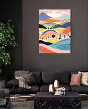 Pastel Valley View