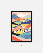 Pastel Valley View