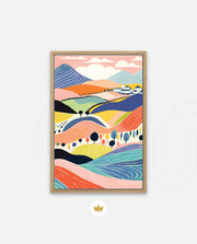 Pastel Valley View