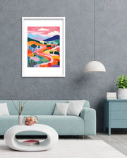 Pastel Pathway Hills