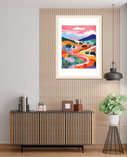 Pastel Pathway Hills