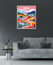 Pastel Pathway Hills